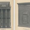 Flat Iron Building, New York, N.Y.[grill]; Commercial National Bank (Mail box), Chicago, Ill.