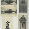 Urns for Messchert Mausoleum, Phila[delphia], PA; Bullock Stable; Truman Seymour tablet, Westpoint, N.Y.; U.S. Safe Deposit Vault building, Boston, Mass.
