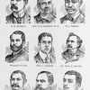 Executive officers of the Negro Department of South Carolina and West Indian Exposition, Charleston, South Carolina, 1901-1902; S.W. Bennett; N.B. Sterrett; W.J. Parker; William Ingliss; Thos. J. Jackson; Thos. E. Miller; J.L. Dart; W.D. Crum; E.A. Lawrence