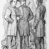 General Edward Johnson and G.H. Stewart as prisoners in charge of a former slave. [image on page 127][caption title]