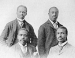 Group of Negro educators; Robert H. Bonner; Orishantkeh Fredremas; Chas. H. Boyer; Henry H. Proctor.