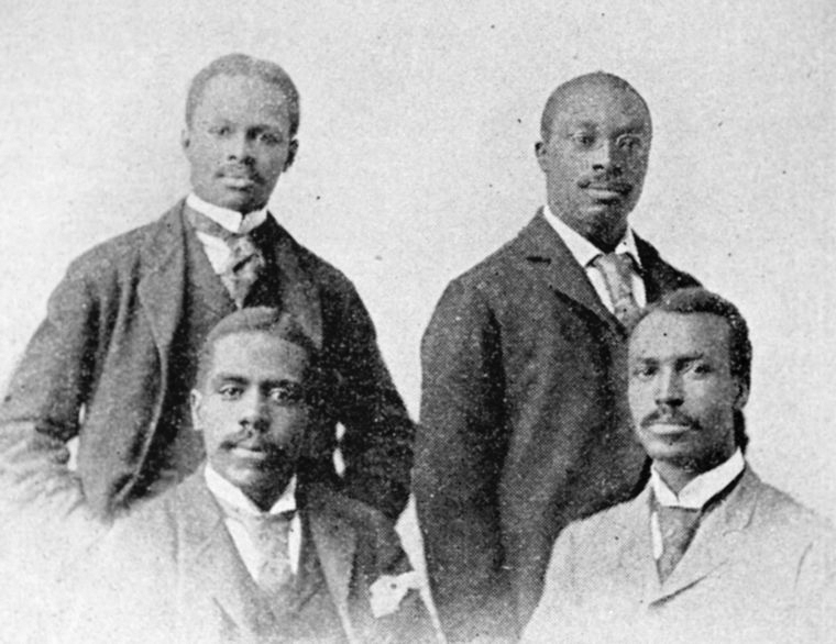 Group of Negro educators; Robert H. Bonner; Orishantkeh Fredremas; Chas ...