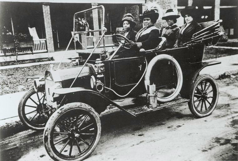 Madam C.J. Walker driving