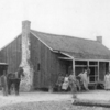 Typical plantation homes in the south of migrants to Chicago