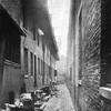 Doorway leading to a court eight feet wide where Aunt Sarah lived.