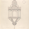 A Lantern from the original of copper gilt, borne in processions in Catholic churches in the Museum at Rouen.