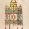 Lantern of sheet iron glass, of the time of Queen Elizabeth.