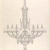 A Gothic chandelier for 30 lights.
