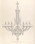 A Gothic chandelier for 30 lights.