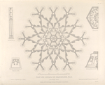 Plan and details of [Gothic] chandelier. Pl. 11.