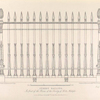 Street railing, in front of the rooms of the Society of Arts, Adelphi.