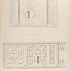 Locks: 1. from Nettlecombe Court, Somersetshire. 2. From the door of the Choir of St. Georges Chapel, Windsor.