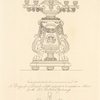 A Design for a branch light, proposed to be executed in silver for the Rt. Honble. Lord Yarborough.