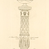 A Lamp & column designed & executed in the year, 1800.