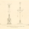 Designs for lights to burn oil, after the manner of Italian lamps.
