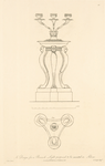 A Design for a branch light, proposed to be executed in silver.