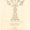 A Design for a branch light, proposed to be executed in silver.
