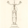 A Branch light, designed & executed in bronze, at Rome, in the year, 1796.