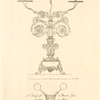 A Design for a branch light, executed in silver.