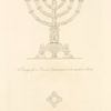 A Design for a branch light, proposed to be executed in silver.