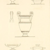 Outlines of Etruscan vases, now in England. [6 sketches].