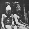 Sande" or "Boni"  girls (of the Initiation School), Western Liberia
