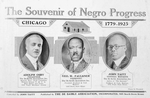 The Souvenir of Negro Progress: Adolph Osby, Treasurer, The De Saible Association, Inc.; Geo. W. Faulkner, President, The De Saible Association, Inc.; John Taitt, General Manager, The Saible Association, Inc.