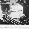 Dr. Floyd W. Willis; A peep-in at an X-ray examination in the offices of Dr. Floyd W. Willis, electro-therapist and X-ray expert.