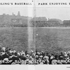 A crowd at Schorling's baseball park enjoying the national pastime; Home of Rube Foster's American Giants.