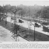 Scene on the boulevard; A view of Grand Boulevard from 35th Street, looking southwest.