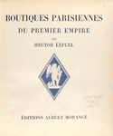 Boutiques parisiennes du Premier Empire