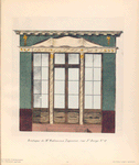 Boutique de Mr. Malézieux, Tapissier, rue St. Avoye, No. 17.