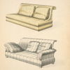 Ottoman seats.
