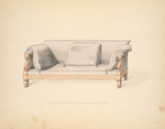 Drawing room sofa.