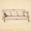 Sofa, made by Joseph Barry in 1839 in the old French style.