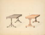 Occasional tables in the French style.