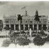 Spanish-American War 1898. Hoisting the stars and stripes on the Palace of  Havana - January 1, 1899.