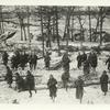 Infantry drill during winter at Camp Sheridan, Ill.