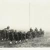 Honors of war for a dead recruit in army camp, U.S.A.