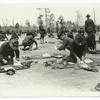 Soldiers assembling their packs