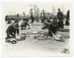 Soldiers assembling their packs