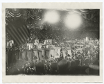 Smith parades around the floor of Democratic Convention when he was nominated for presidency.