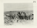 Capturing St. Mihiel salient. An Amer. [American] ammunition wagon n. east of St. Mihiel stuck in a bad place in the road, hold[s] up the advance of the whole column. Beaumont Ridge near St. Mihiel, 9-12-1918.