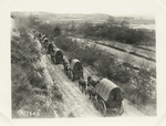 Wagon train on a road