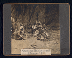Scene from the 1909 motion picture Buying Manhattan