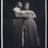 Dooley Wilson and Ethel Waters in the stage production Cabin in the Sky