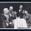 Theodore Bikel, Martin Wolfson, Michael Vale, and Brenda Lewis in the stage production Café Crown