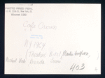 Theodore Bikel, Martin Wolfson, Michael Vale, and Brenda Lewis in the stage production Café Crown