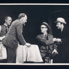 Sam Levene, Martin Wolfson, unidentified, and Michael Vale in the stage production Café Crown