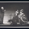 Theodore Bikel (left) in the stage production Café Crown